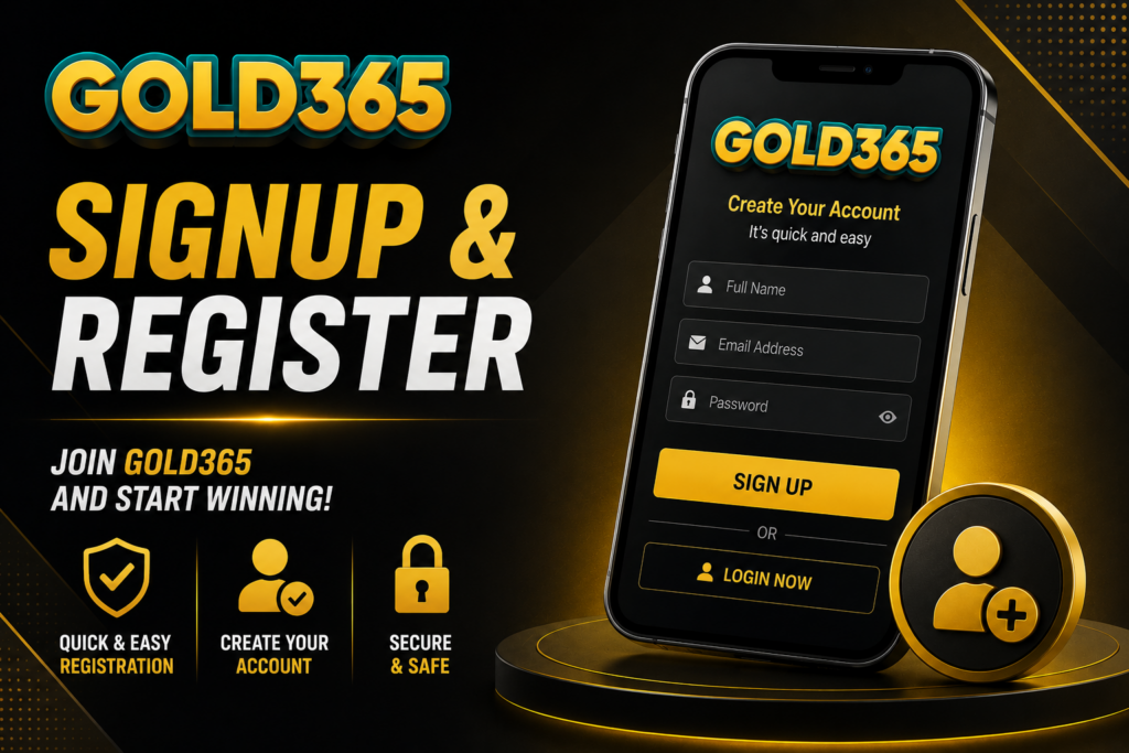 Gold365 Signup and Registration